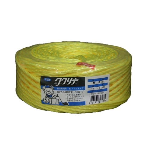 M−117イエロー PSロープ 6mmx100m