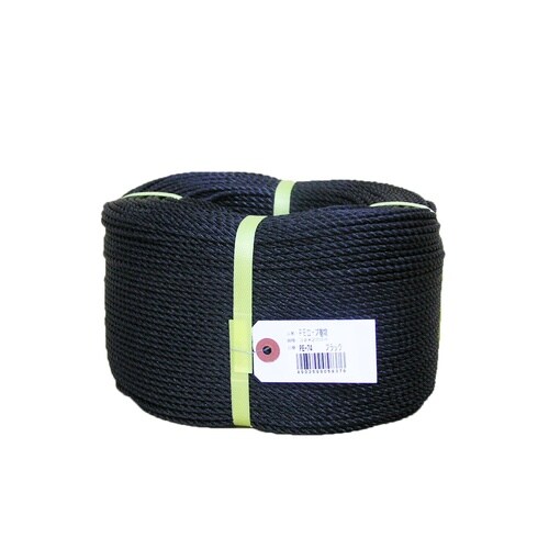 ブラック PEロープ巻物