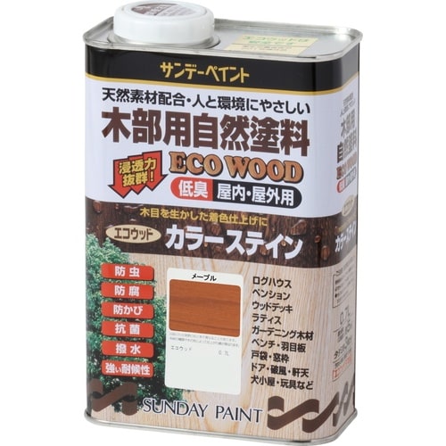 エコウッドカラーステイン メープル 700ml