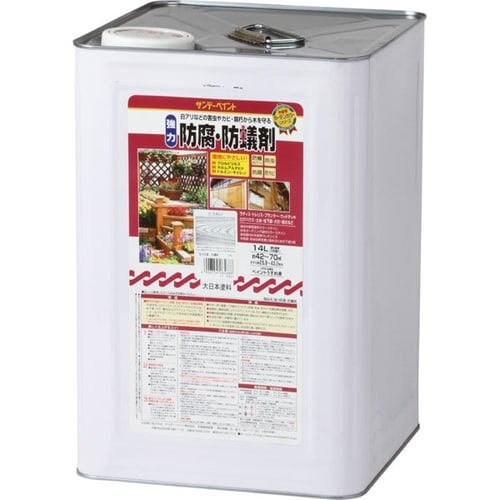 強力防腐防蟻剤 透明 14L