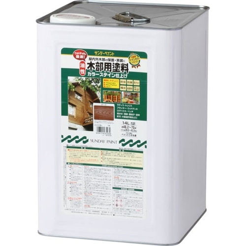 油性木部カラーステイン オーク 14L