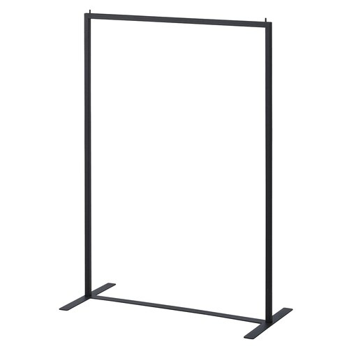 卓上・フロア兼用ハンガーラック 角パイプ W60黒