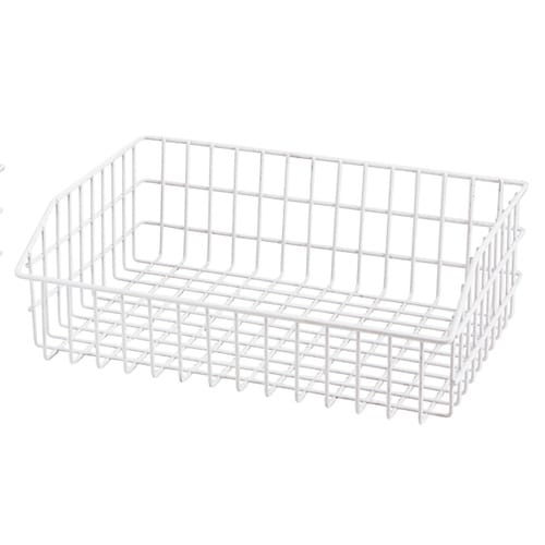 ネットカゴ ワイドタイプ 幅43cm 白