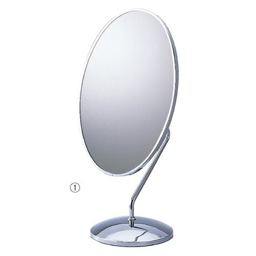 ダエン卓上ミラー(鏡厚3mm) クローム