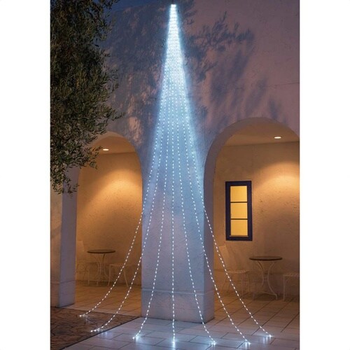 LED672球ドレープライト ホワイト