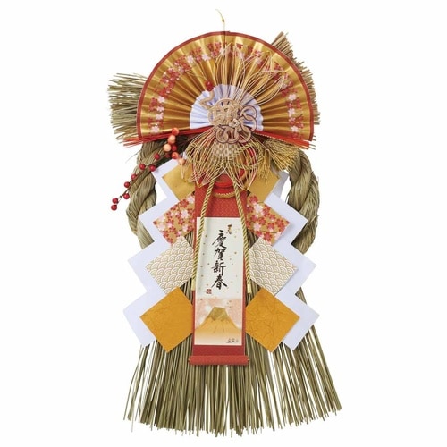 金色正月飾り 慶賀新春