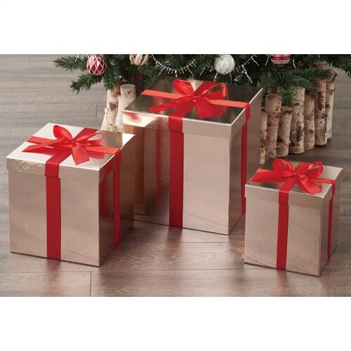 プレゼントボックスセット(スクエア)ゴールド