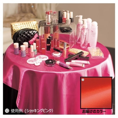 サテンシート レッド