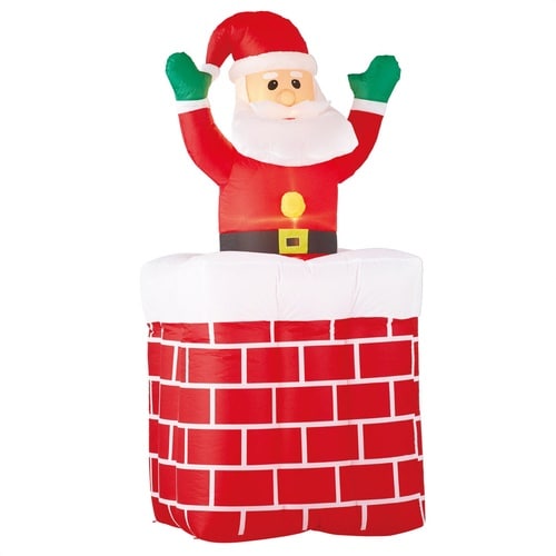 ムービングエアブロードール えんとつサンタ