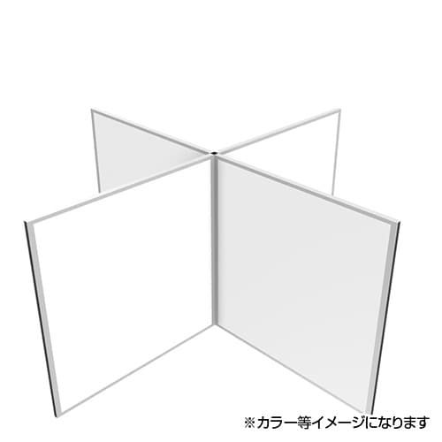 シェルトパーティション 十字セットH1200 WH