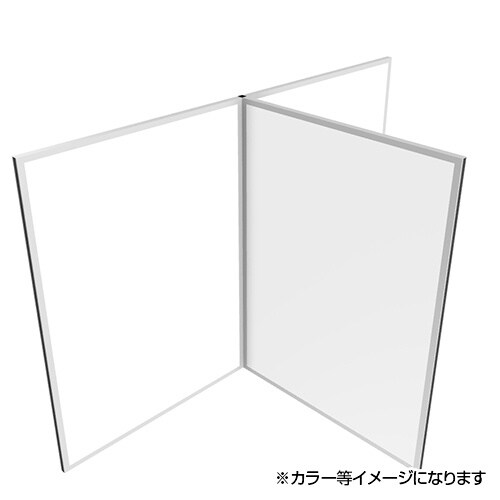 シェルトパーティション T字セットH1600 WH