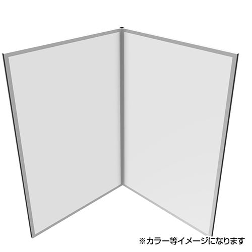 シェルトパーティション L字セットH1800 WH