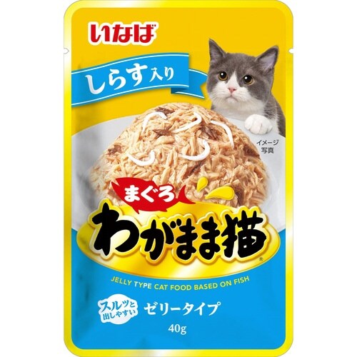 わがまま猫まぐろパウチ しらす入り