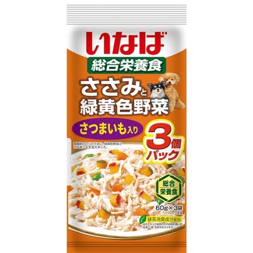 いなば ささみと緑黄色野菜 さつまいも入