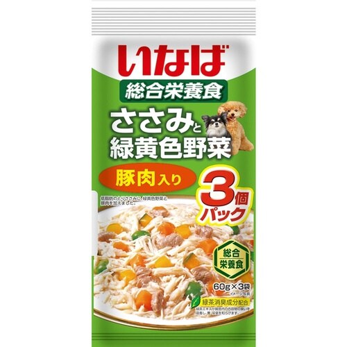 いなば ささみと緑黄色野菜 豚肉入り