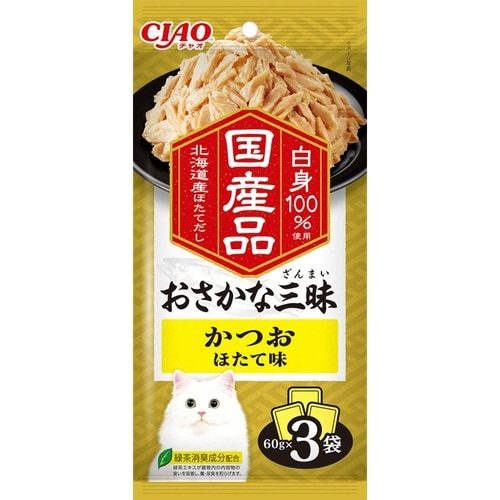 CIAO おさかな三昧 かつお ほたて味