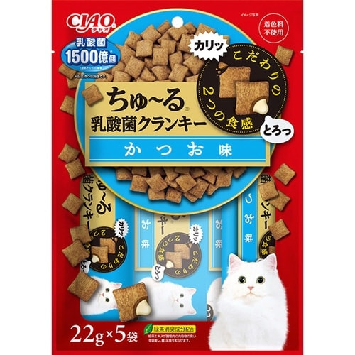 CIAO ちゅーる乳酸菌クランキー かつ
