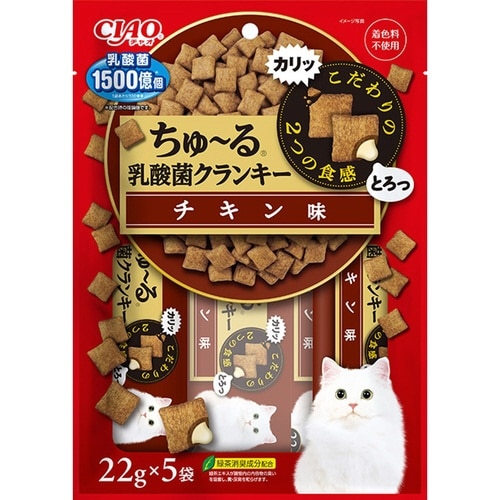 CIAO ちゅーる乳酸菌クランキー チキ