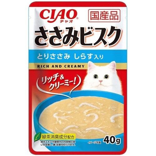 CIAO ささみビスク とりささみ しら×96