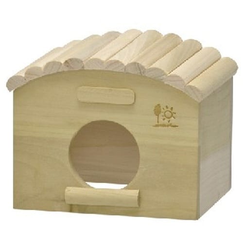 H21 広葉樹ハウス 丸太屋根