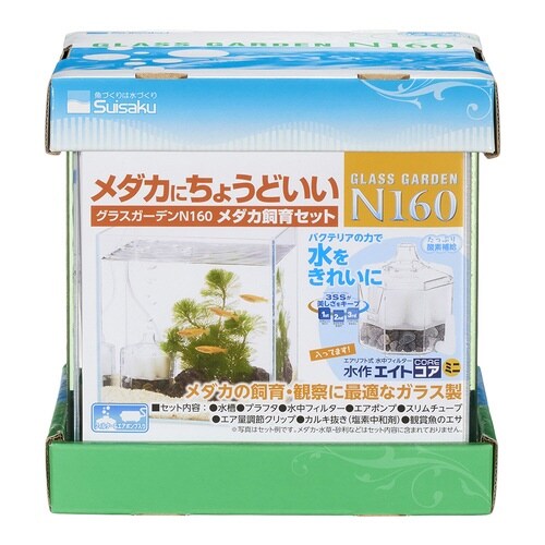 グラスガーデンN160メダカ飼育セット