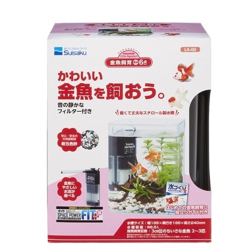 リトルアクアリウム金魚飼育基本6点セット×6