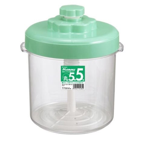 漬物容器 5.5L 丸型 即席つけもの器 マミー