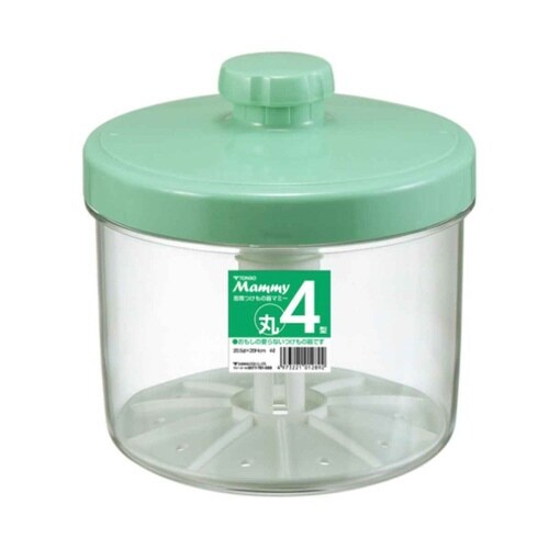 漬物容器 4L 丸型 即席つけもの器 マミー