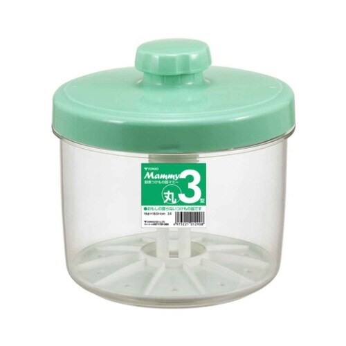漬物容器 3L 丸型 即席つけもの器 マミー