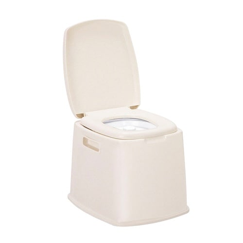 ポータブルトイレ S型 コンパクト バケツ付き