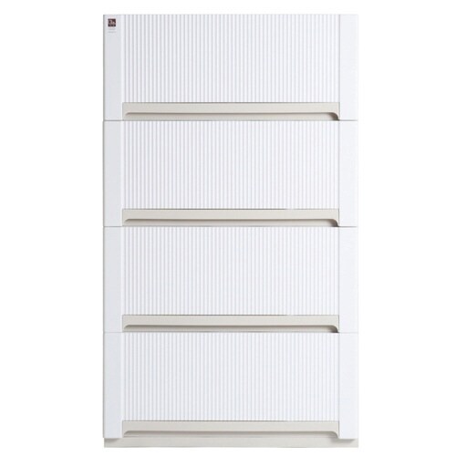 チェスト オーラ ワイド 深型 4段 ホワイト