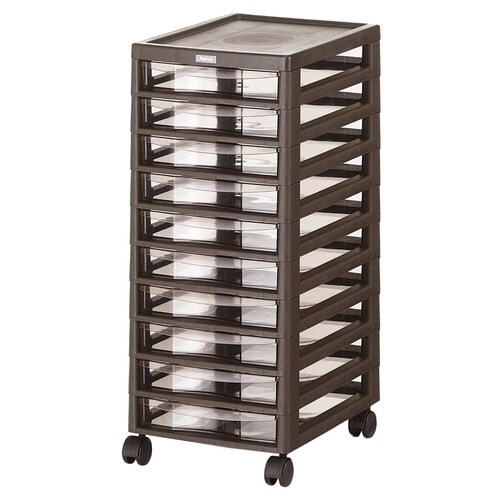 書類ケース フロアケース アプロス ダークブラウン