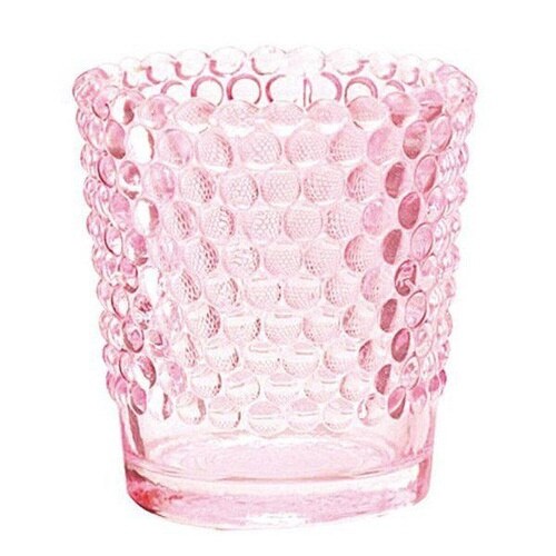 キャンドルホルダー キャンドルグラス コーラル