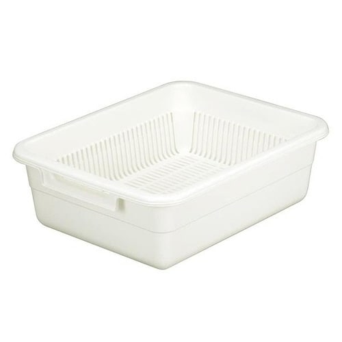 水切りかご 水切り桶 抗菌 ベージュ