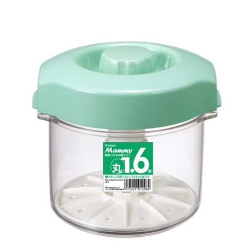 漬物容器 1.6L 丸型 即席つけもの器 マミー