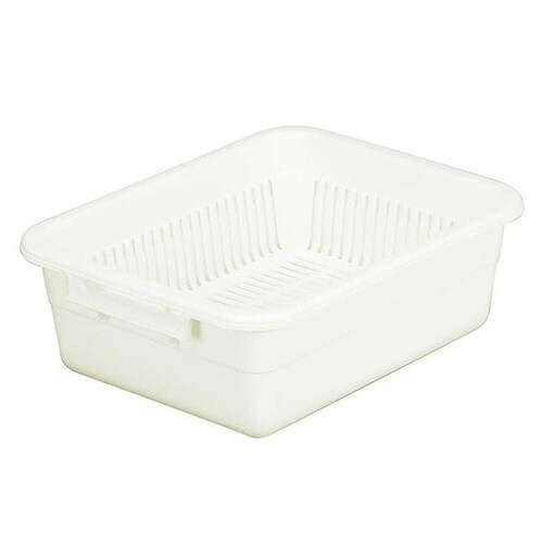 水切りかご 水切り桶 抗菌 ベージュ