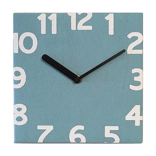 壁掛け時計 Torno フェルト ブルー ブルー