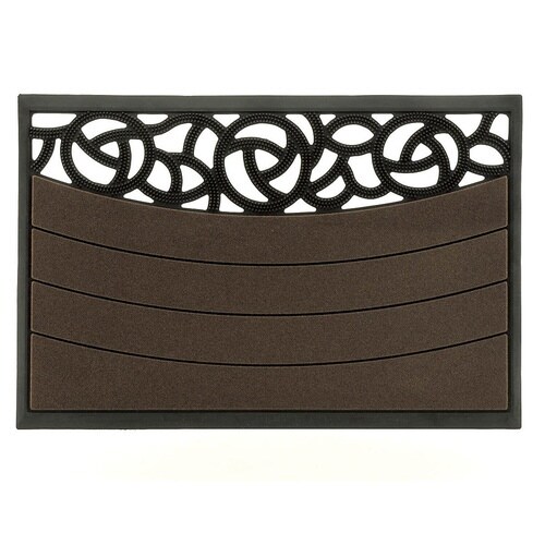 玄関マット 屋外 スクエア ローズ M