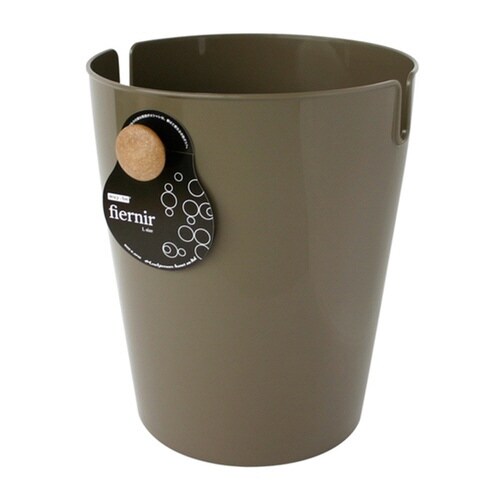 ゴミ箱 10L フェニール L フタなし ブラウン