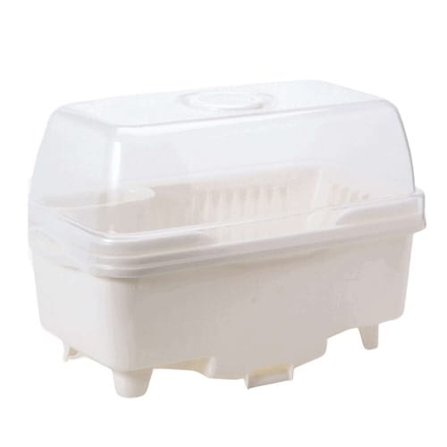 水切りカゴ 皿立て 水切り 流 パールホワイト