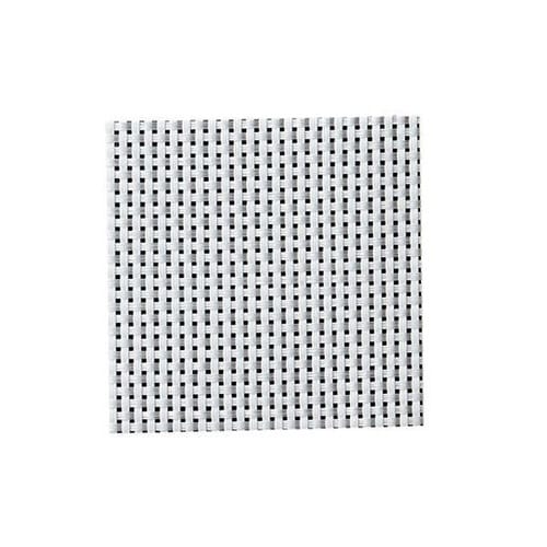 コースター 四角 10.5cm 格子柄 ホワイト