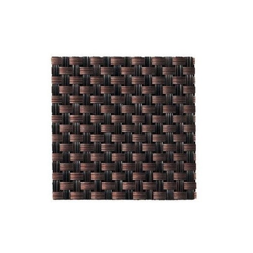 コースター 四角 10.5cm 格子柄 ブロンズ