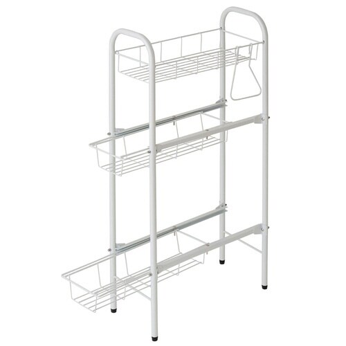 隙間収納 洗面所 洗濯機サイドラック