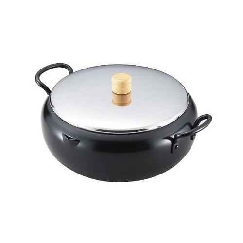 天ぷら鍋 両手 26cm 蓋付き IH対応 日本製