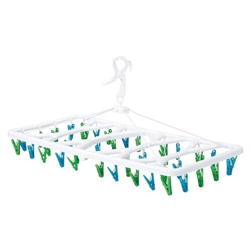 洗濯ハンガー Kogure グリーン×ブルー