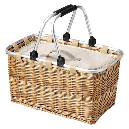 ピクニックバスケット 保冷かごバッグ