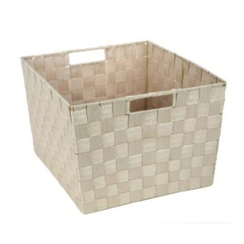 収納ボックス テープバスケット 深型 約 ベージュ