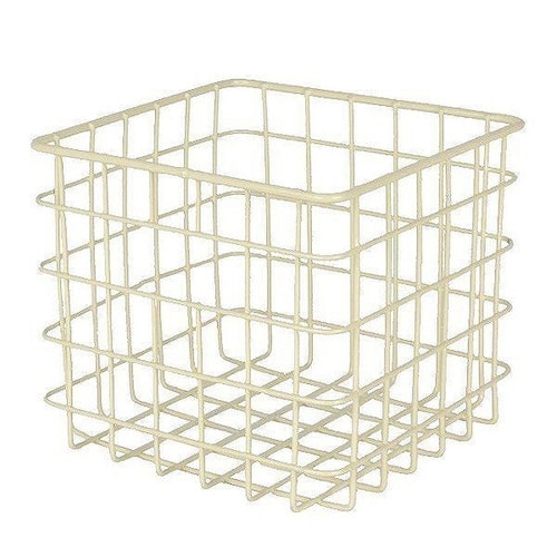 小物収納 ワイヤーボックス ホワイト