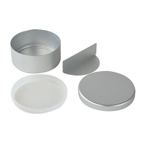 お弁当箱 アルミ製 丸型 内フタ付 400ml