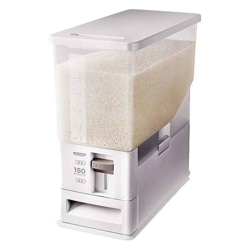 米びつ 計量米びつ 10kg用 12kg ホワイト